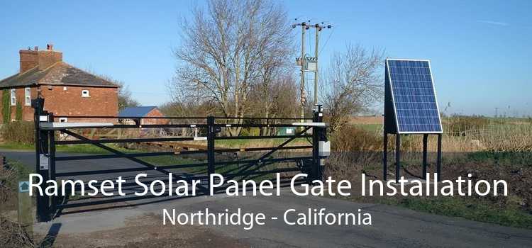 Ramset Solar Panel Gate Installation Northridge - California